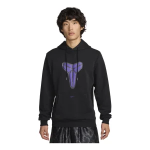 Nike Kobe Dri-FIT Standard Issue Basketball Hoodie Asia Sizing 'Black Field Purple' HF0067-010
