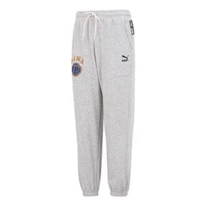 PUMA Team Pants Tr Logo Pants 'Grey' 622277-04