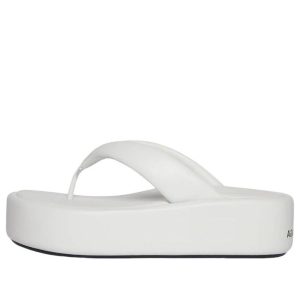 (WMNS) Balenciaga Rise Thong Sandals 'White' 693549WBDA19010