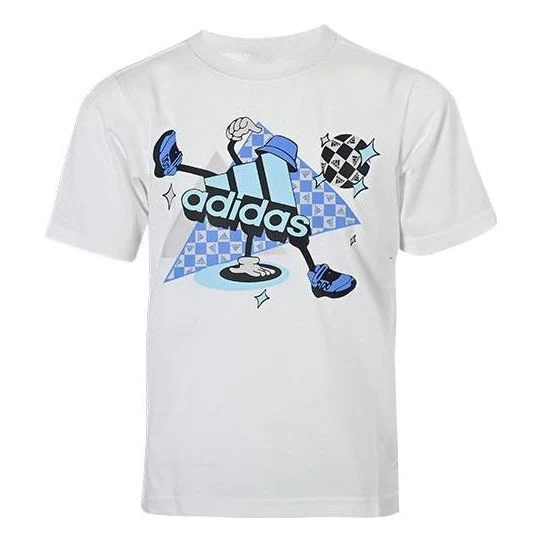 (PS) adidas Football Logo T-Shirt 'White' HM5194