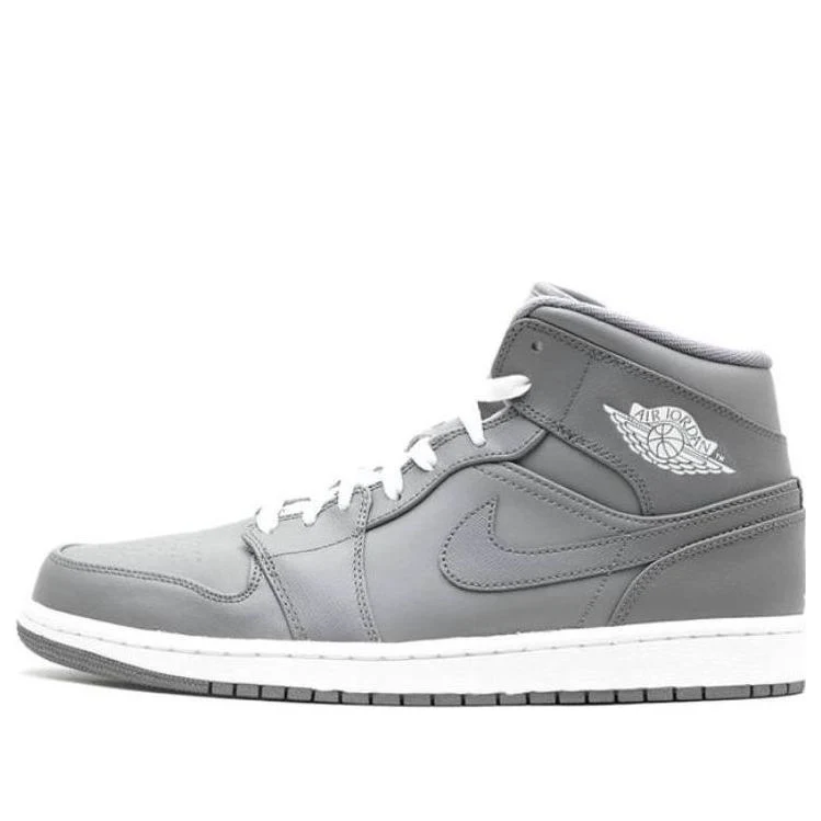 Air Jordan 1 Mid 'Grey White' 554724-003