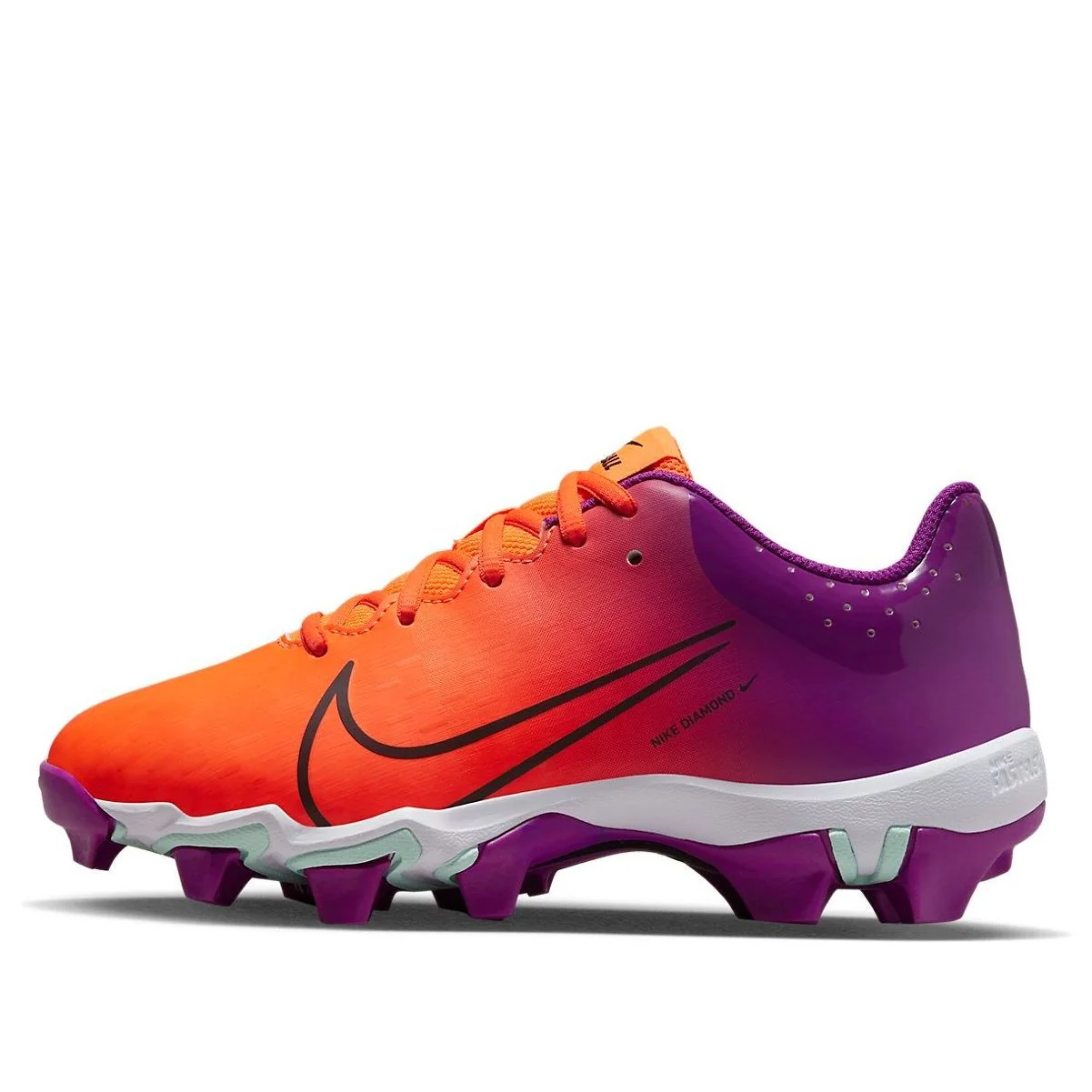 (GS) Nike Hyperdiamond 4 Keystone GG 'Total Orange Vivid Purple' CZ5919-805