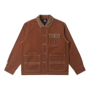 Converse Skate Jacket Asia Sizing 'Brown' 10026550-A02