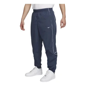 Nike Solo Swoosh Knit Zippered Pants Asia Sizing 'Thunder Blue' FB8621-437
