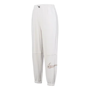 (WMNS) Nike Casual Sports Stay Warm Bundle Feet Long Pants/Trousers White DM6206-030