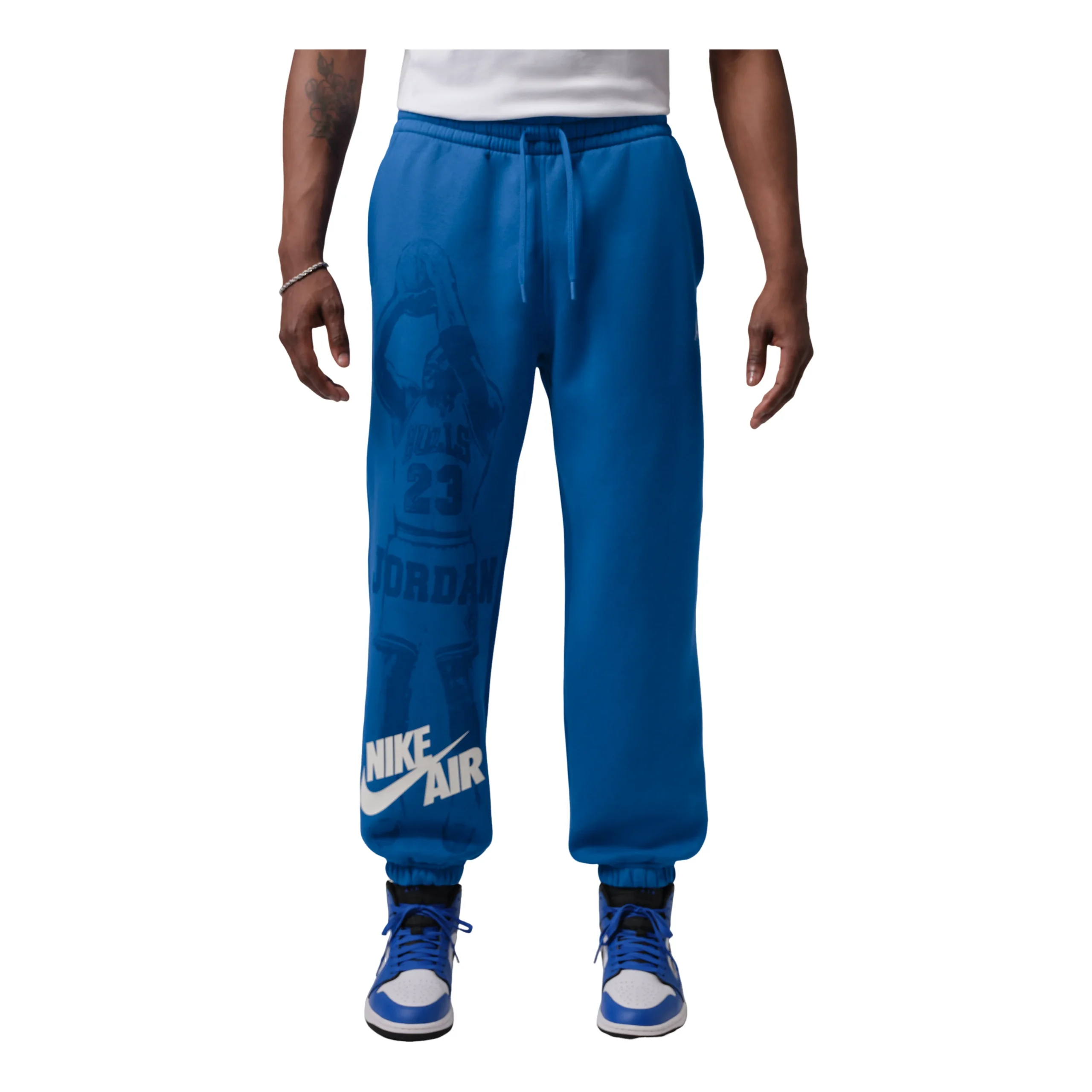Jordan Brooklyn Fleece Cuffed Pants 'Team Royal' IW1060-466