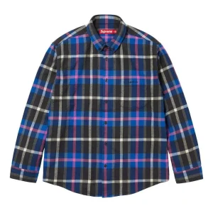 Supreme FW23 Week4 Plaid Flabbel Shirt 'Blue' SUP-FW23-082