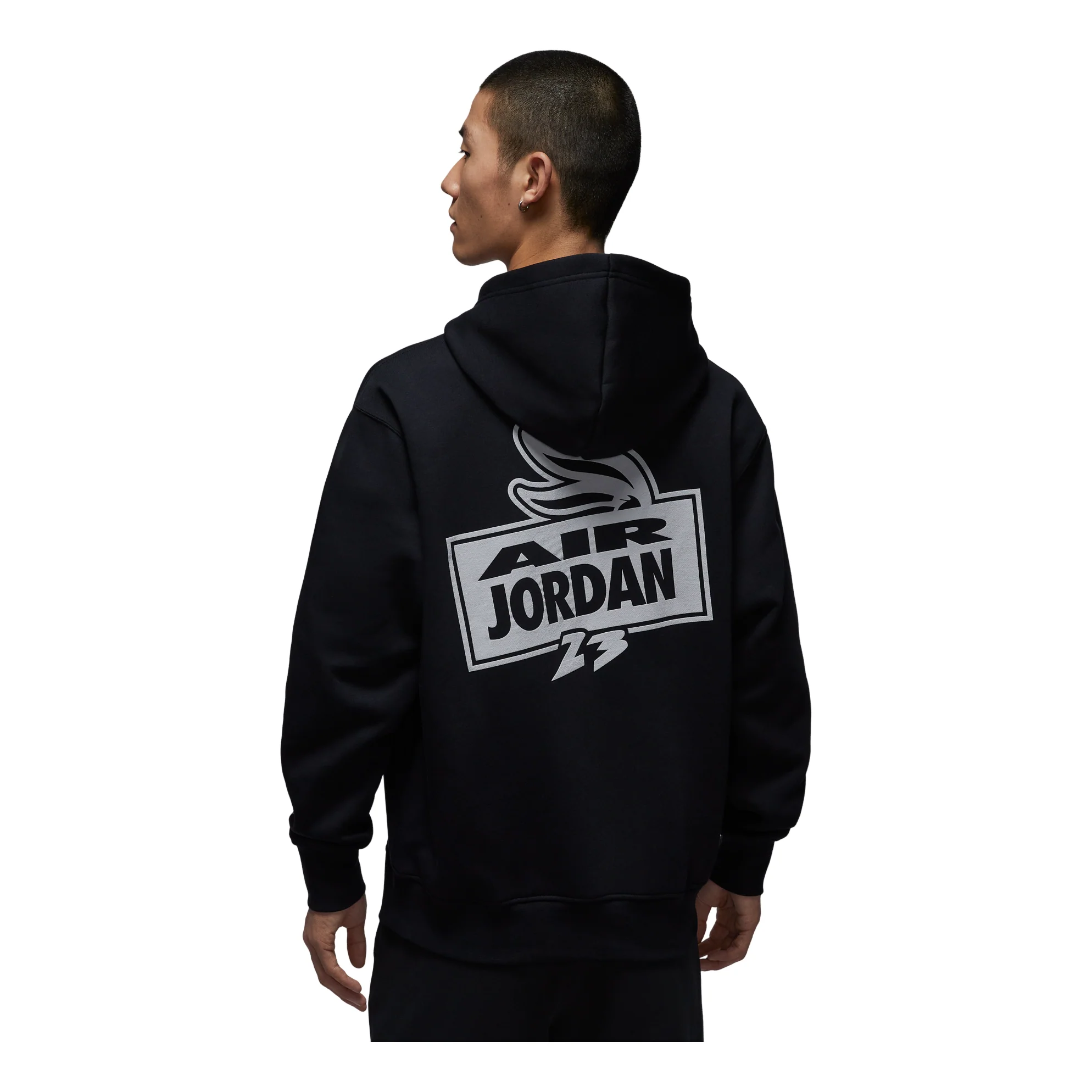 Air Jordan AJ8 Fleece Pullover Hoodie 'Black' IQ6982-010