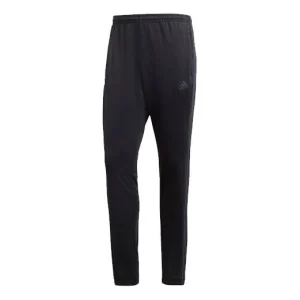adidas Green Side Stripe Training Sports Pants Black AJ5563