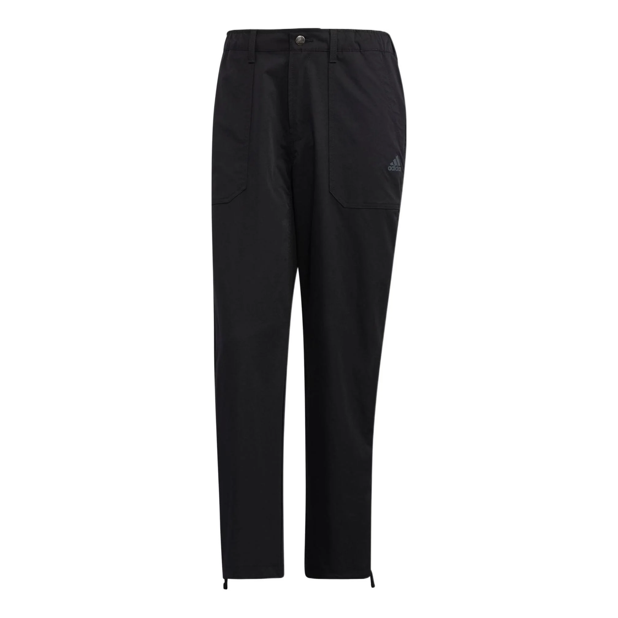 adidas Solid Color Straight Sports Pants Men's Black HP1389