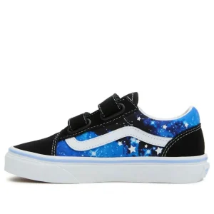 (PS) Vans Old Skool Hook And Loop Shoes 'Black Blue' VN000VHEY61
