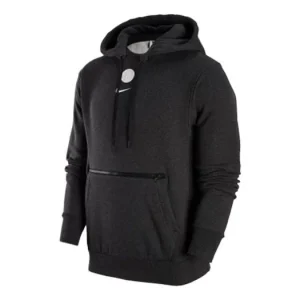 Nike x NBA Brooklyn Nets Courtside Pullover Fleece Hoodie 'Black' DR9300-032