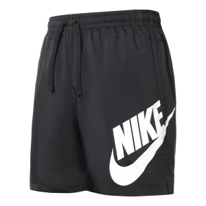 Nike Casual Sports Large Logo Woven Sports Shorts Black CV9303-010