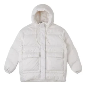 (WMNS) Converse Fashion Mid Down Jacket Asia Sizing 'White' 10025220-A01