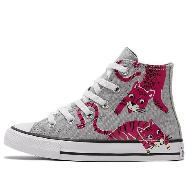 (GS) Converse Chuck Taylor All Star 'Gray Rose Red' 671613C
