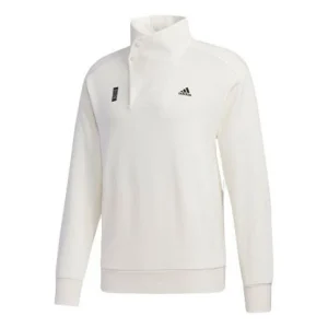 [Same To The Left] adidas Wuji High Collar Side Button Sports Men's White GM4470
