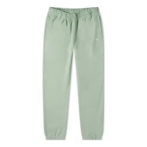 (WMNS) Nike Solo Swoosh Fleece Trousers 'Light Green' CW5565-006