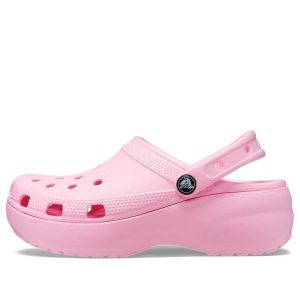 (WMNS) Crocs Classic Platform Clog 'Flamingo' 206750-6S0