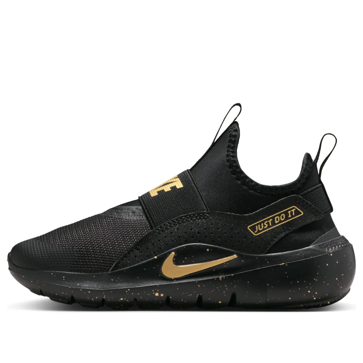 (PS) Nike Flex Runner 4 'Black Metallic Gold' IM6736-001