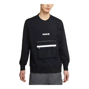 Nike MENS Sportswear City Made Sports Casual Reflective Crew-neck Black DA0070-010