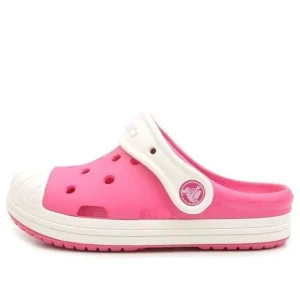 (PS) Crocs Small Crocs Outdoor Flat Heel Sports Pink Sandals 202282-6MI