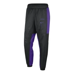 Nike NBA Courtside Los Angeles Lakers Sports Long Pants Black CN0206-010