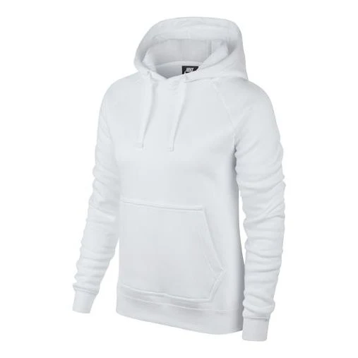 (WMNS) Nike SPORTSWEAR Fleece Pullover 'White' BV7480-100