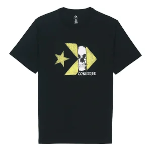 Converse Chuck Taylor Skull Logo Short Sleeve T-Shirt Asia Sizing 'Black' 10019893-A01