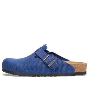 Birkenstock Boston Suede Embossed 'Indigo Blue' 1026203