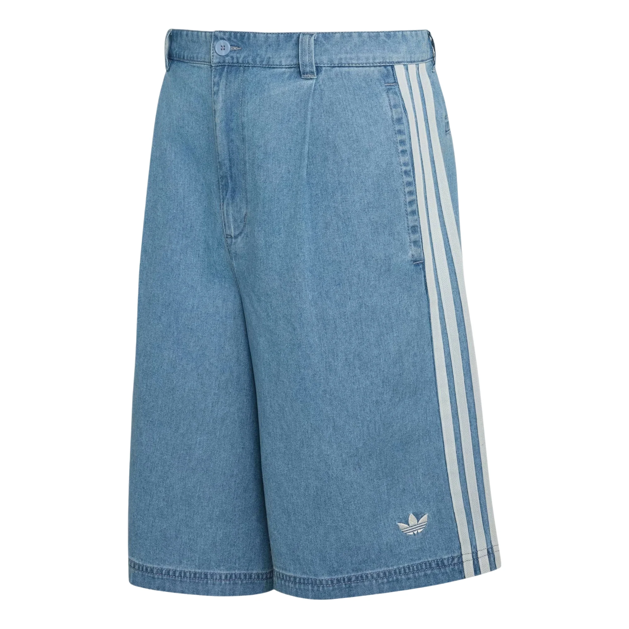 adidas Denim Chino Shorts Asia Sizing 'Light Blue' KX1192