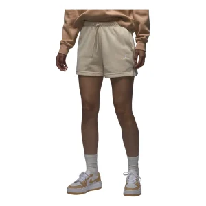 (WMNS) Air Jordan Brooklyn Fleece Shorts Asia Sizing 'Light Brown' HJ1366-203