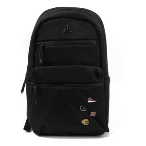 Air Jordan Pin Backpack 'Black' 9A0090-023