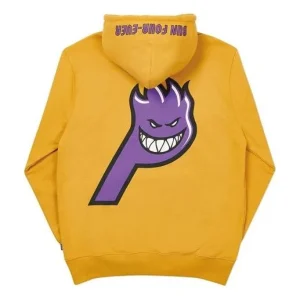 PALACE Spitfire Live To Bun Hood Printing Hooded Sweater Unisex Yellow P19HD017