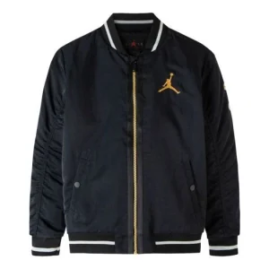 (GS) Air Jordan Legacy 2 Bomber Jacket 'Black' JD2212006PS-002
