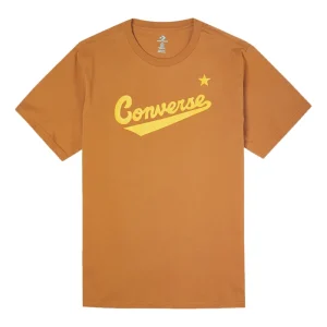 Converse Nova Logo T-Shirt Asia Sizing 'Dark Soba' 10018235-A31