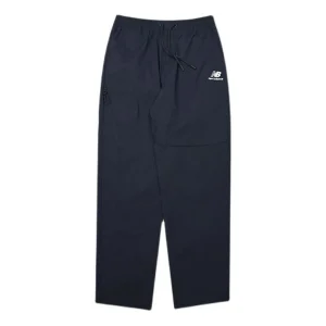 New Balance Logo Sport Pants Asia Sizing 'Black' AMP21374-BK