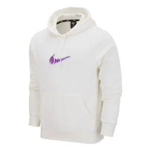 Men's Nike SB Fleece Skateboard Hooded Pullover Long Sleeves White DM6479-133