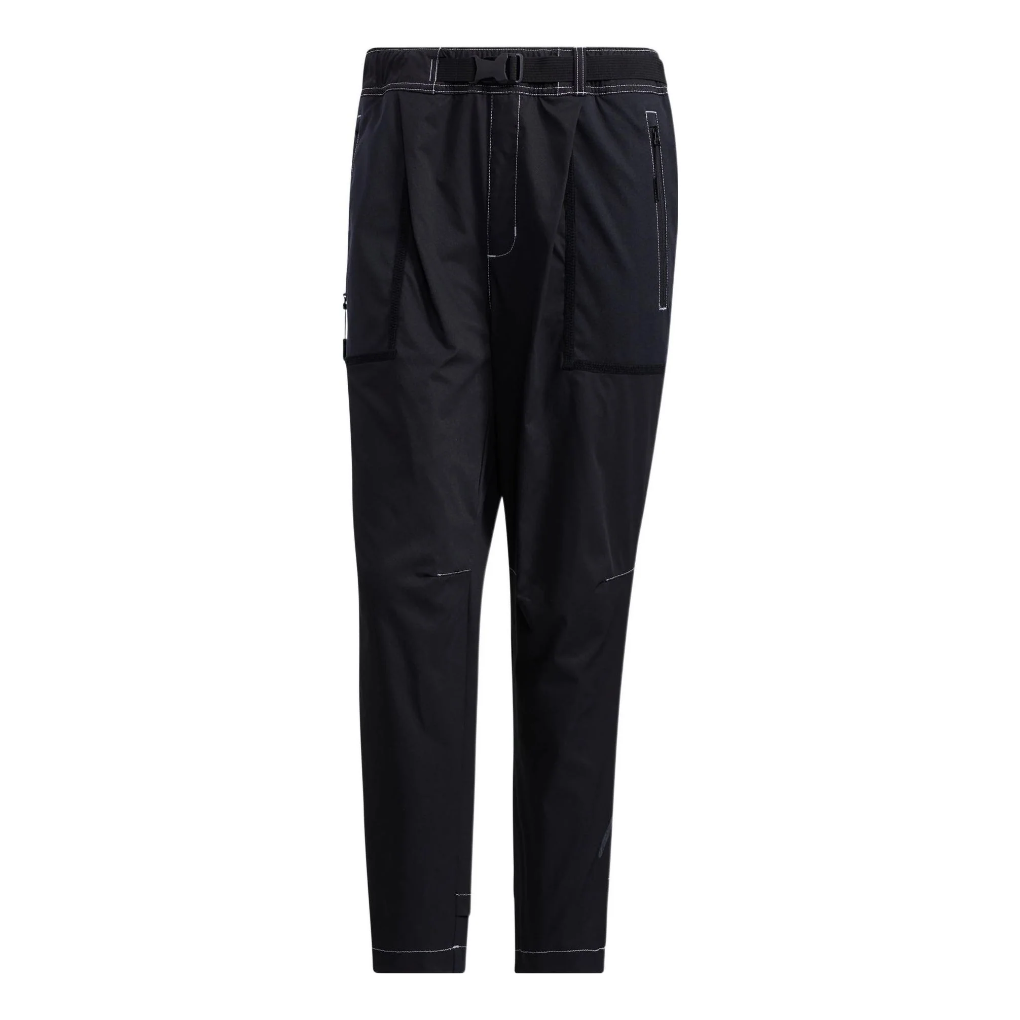 adidas Side Logo Knit Athleisure Casual Sports Pants Black HE5141