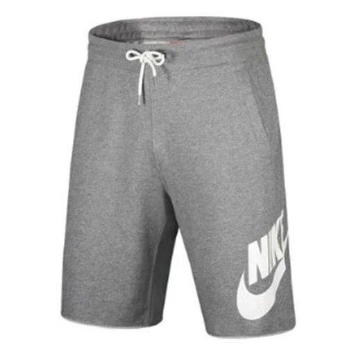 Nike Large Printing Loose Knit Shorts Gray 836278-091