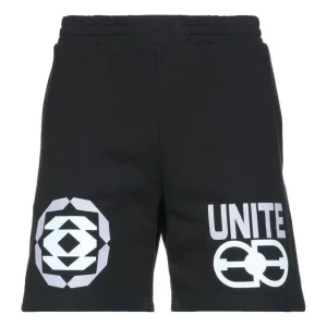 Alexander McQueen Unite Logo Shorts 'Black' 647263-RTT19-1000