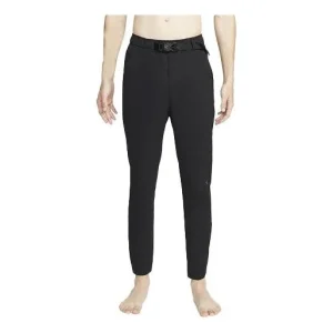Men's Nike x MMW Crossover SS22 Elastic Waist Solid Color Casual Long Pants/Trousers Autumn Black DD9433-010