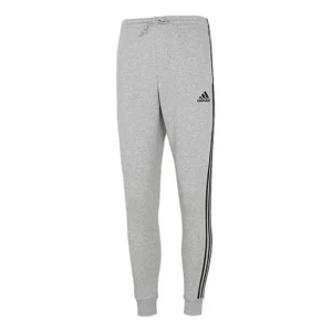 Men's adidas Side Casual Long Pants/Trousers Gray GM1091