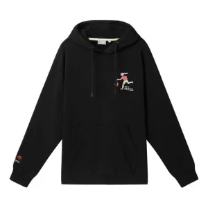 (WMNS) New Balance x Zero Per Zero Basketball Printed Hoodie Asia Sizing 'Black' NCA47112-BK
