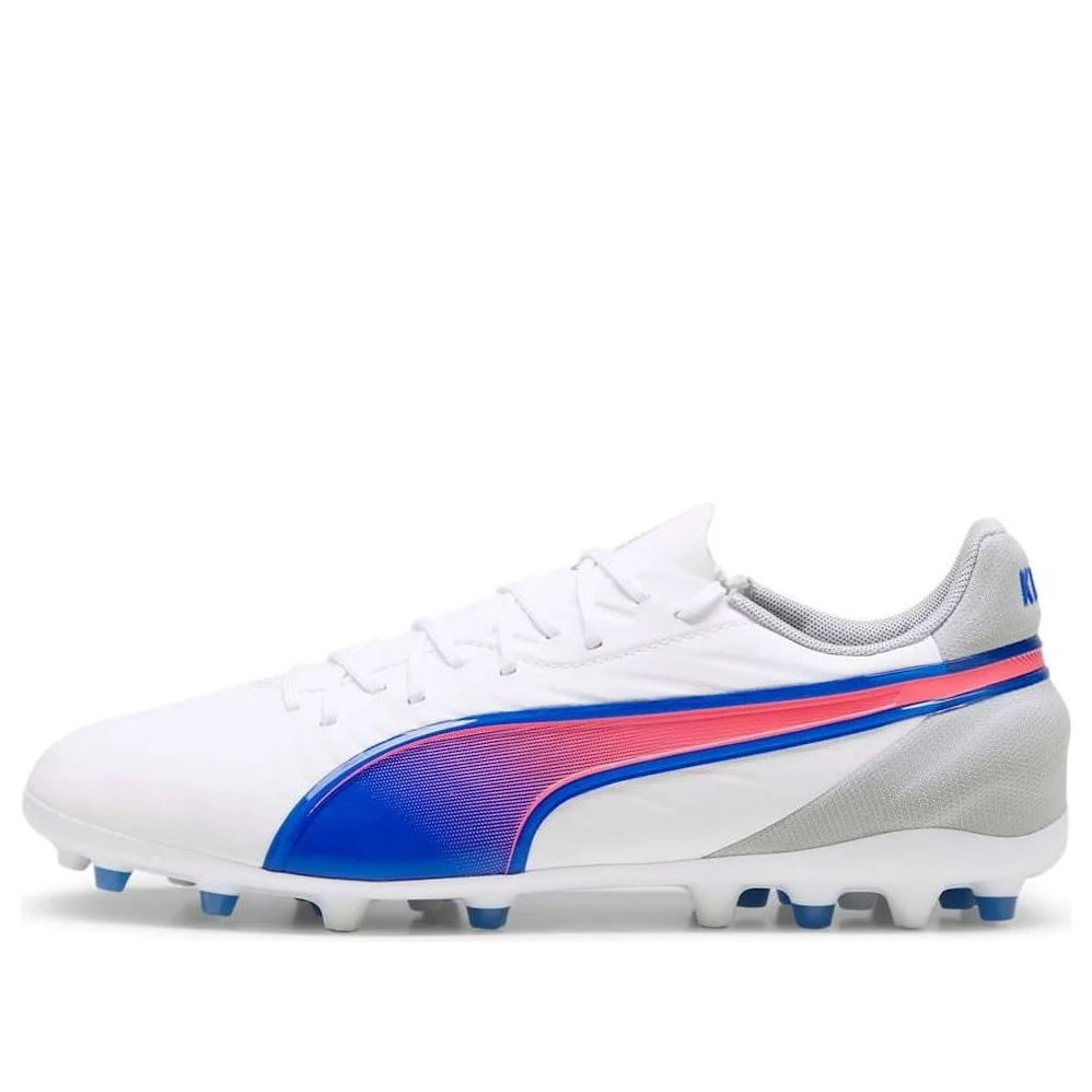 PUMA King Match MG Formula 'White Bluemazing Flat Light Gray' 107878-02