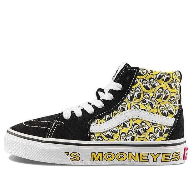 (PS) Vans x Mooneyes SK8-HI 'Black White Yellow' VN0A5DXNY23