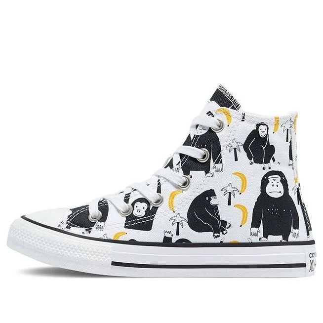 (GS) Converse Chuck Taylor All Star High Top 'Black White' 671127C