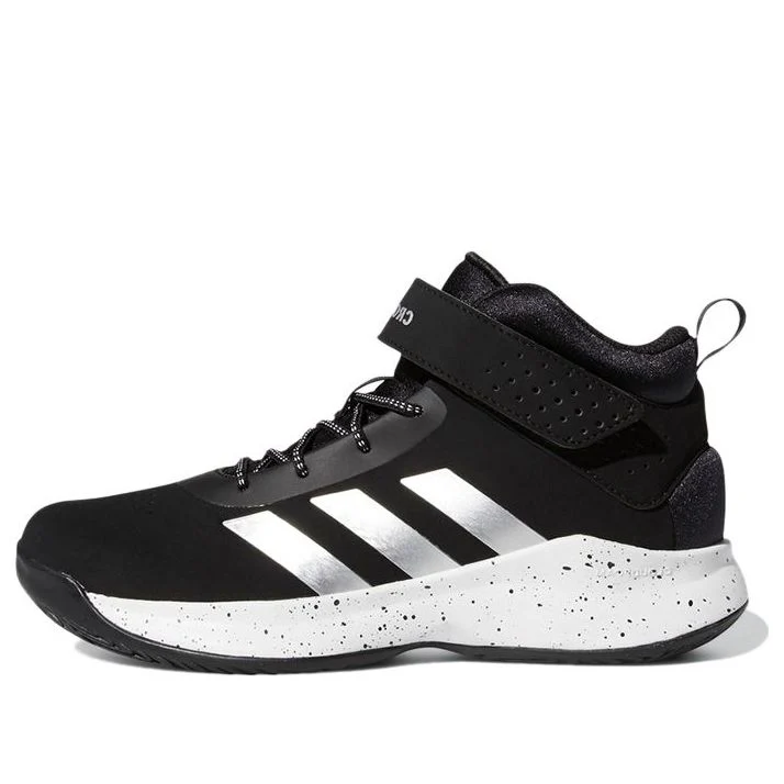 (PS) adidas Cross Em Up 5 Wide Slip On 'Core Black Silver Metallic Footwear White' S29006