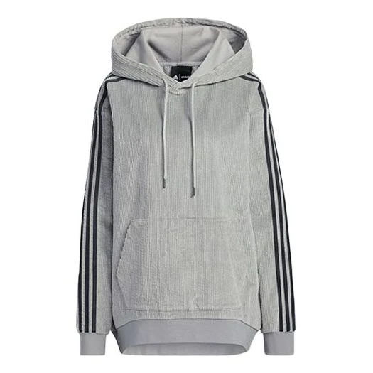 adidas originals x IVY PARK Crossover Side Stripe Loose Pullover Gray HG2520