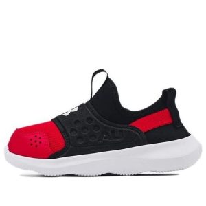 (TD) Under Armour Runplay Running Shoes 'Black Red' 3024212-600