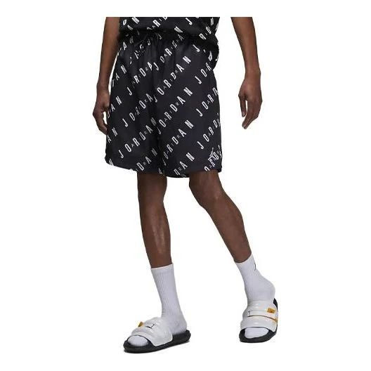 Air Jordan Essentials Poolside Shorts 'Black White' DX9673-010
